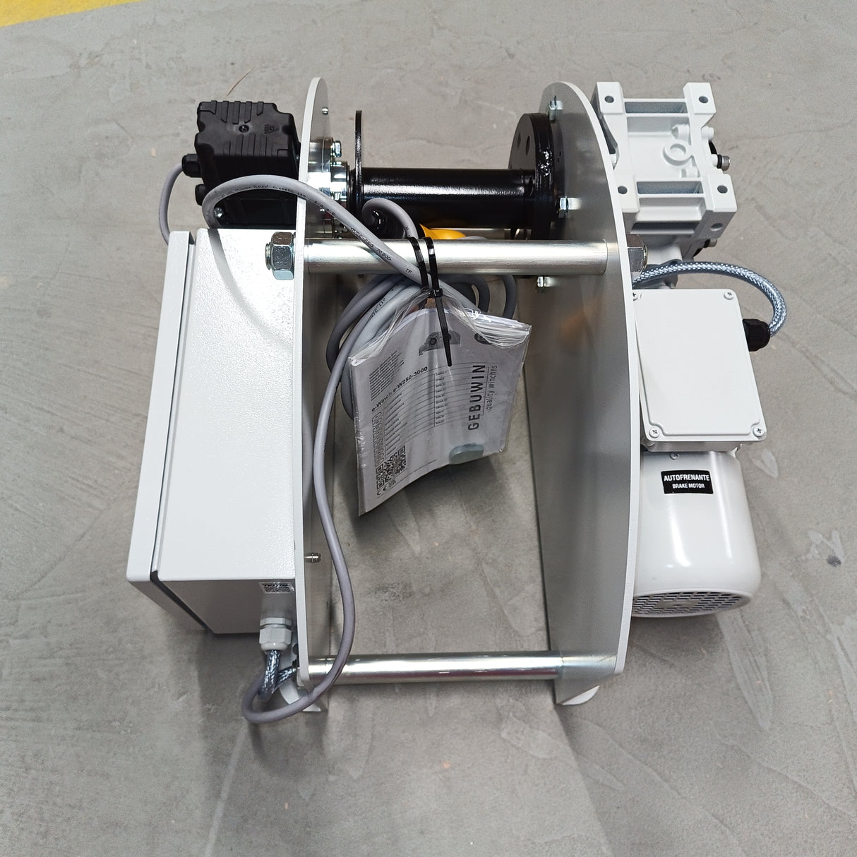 Elektrický lanový naviják e-W pro zdvih, 400V, GR - lakovaný, GEBUWIN