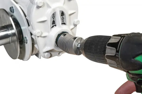 Lanový naviják pro použití s akučkou, lakovaný, GEBUWIN