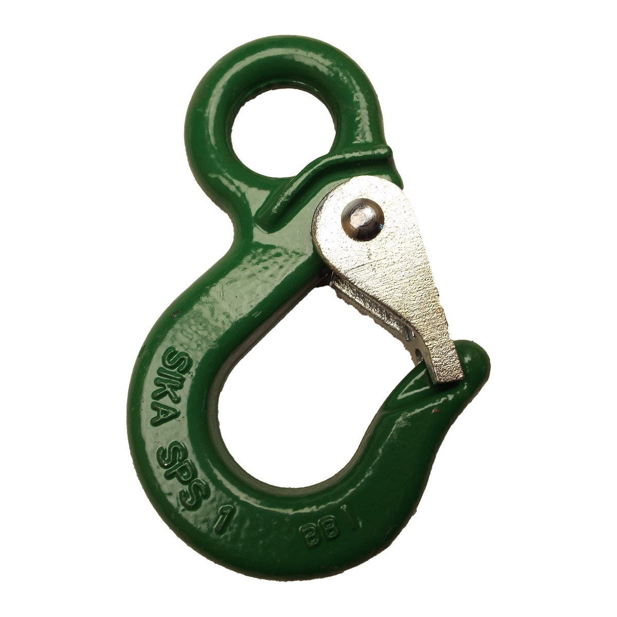 SIKA speciální hák s pojistkou - typ SPS, zelený, jakostní třída 5