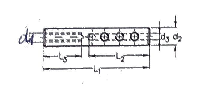 Koncovka k vlastní montáži s vnitřním závitem levá