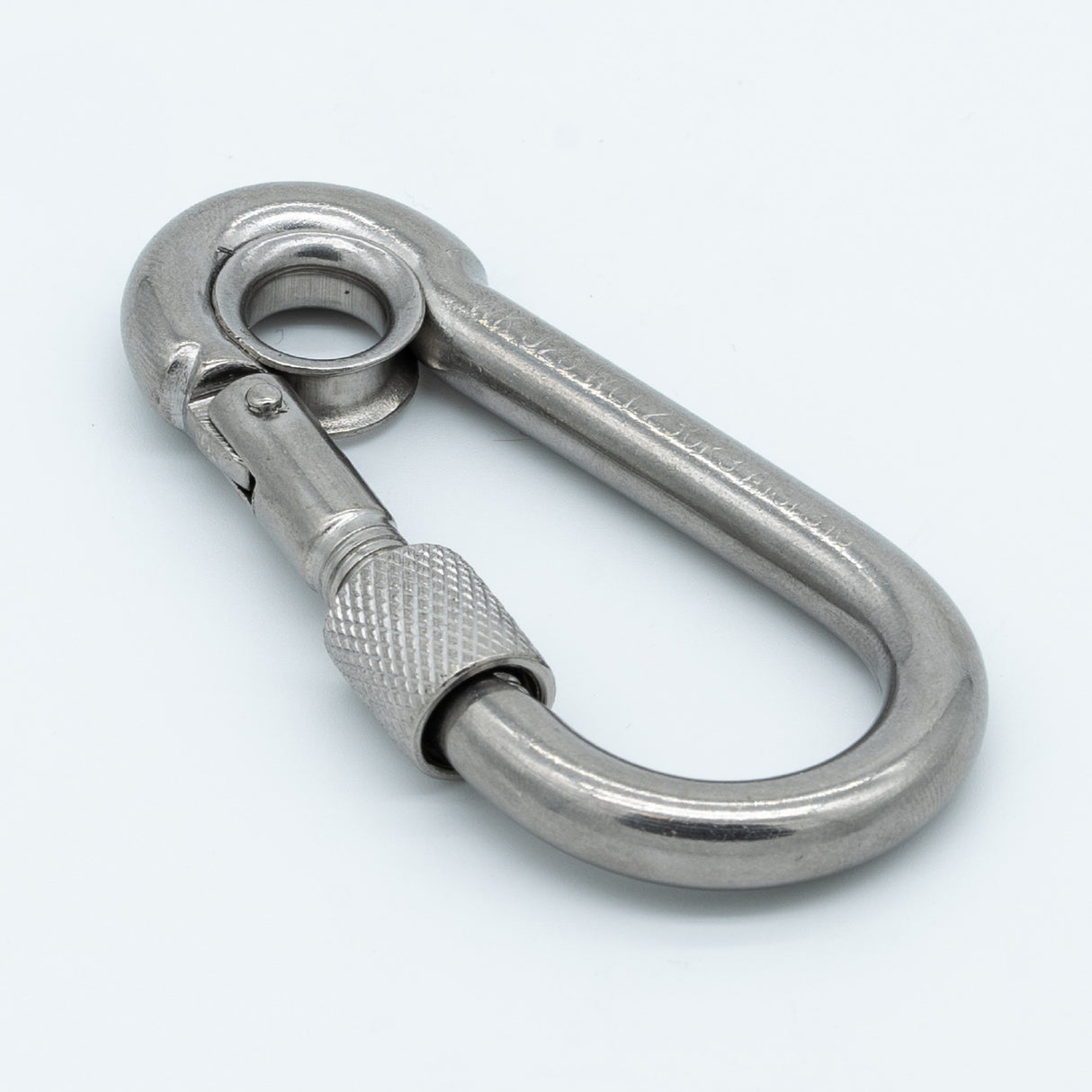 Nerezová karabina s rychlouzávěrem a očnicí AISI 316 (A4)