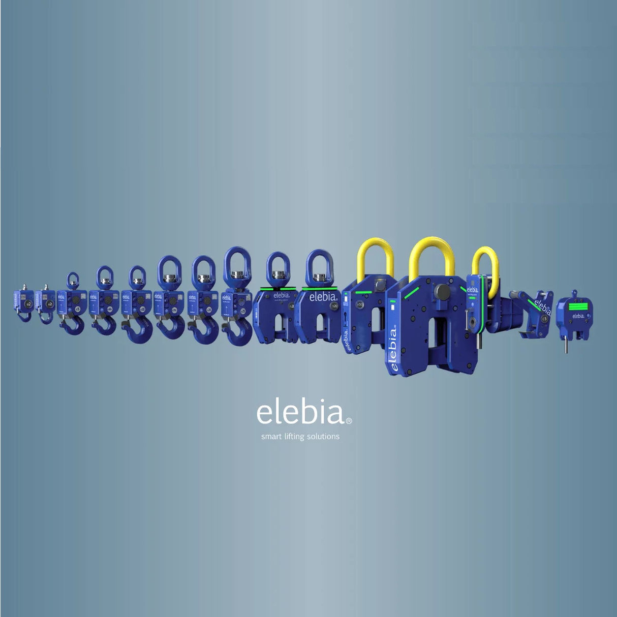 Automatický jeřábový hák ELEBIA EVO2, nosnost 2500kg