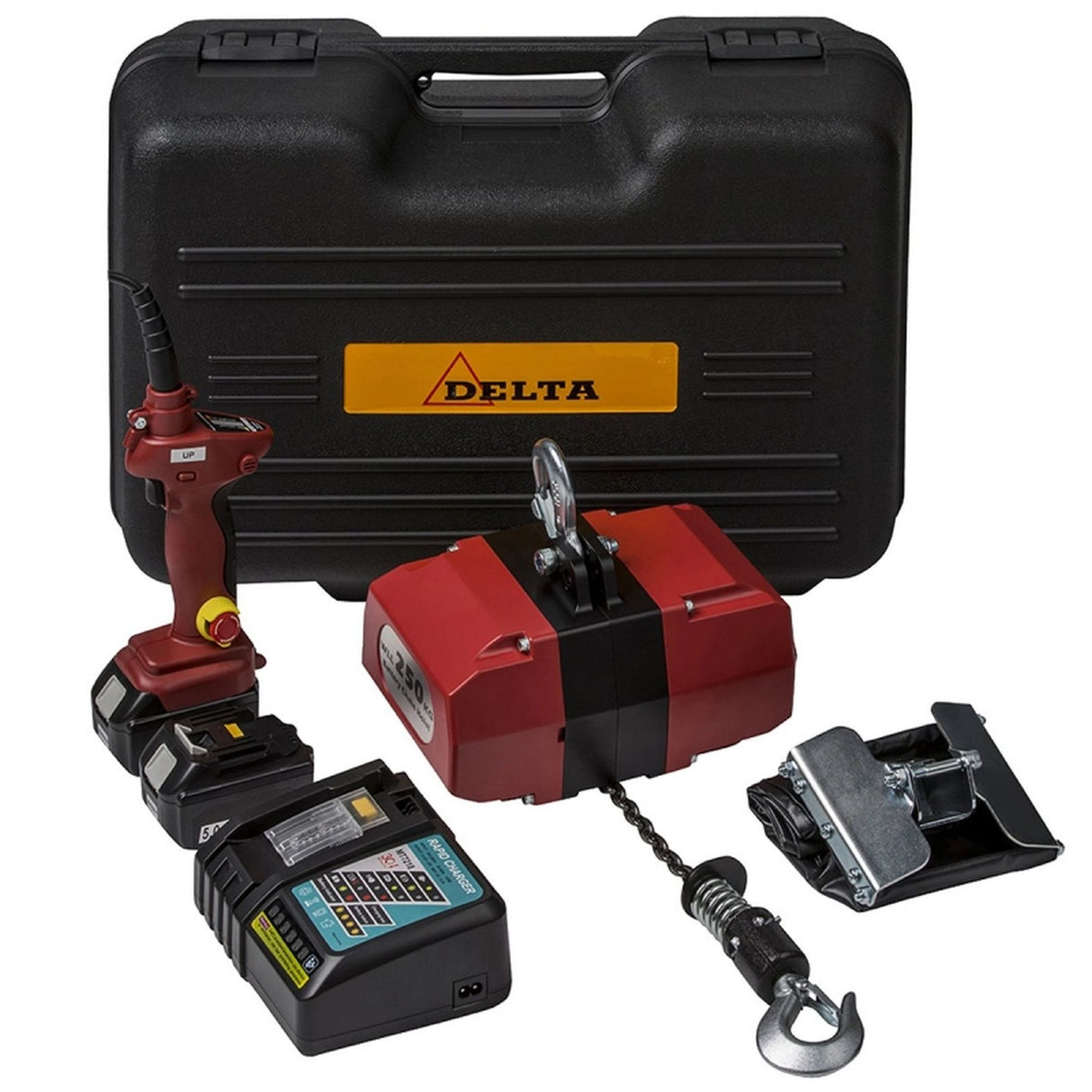 Elektrický - bateriový řetězový kladkostroj DELTA 18V