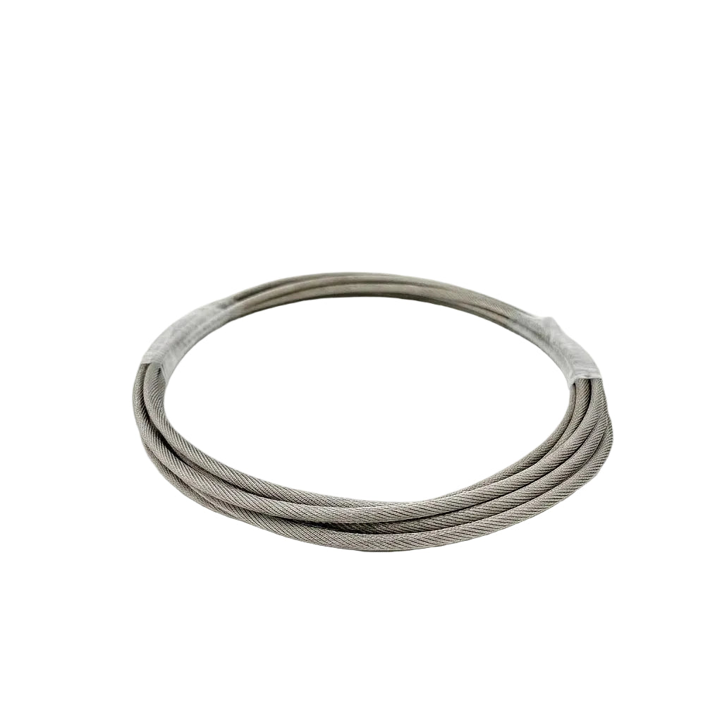 Nerezové lano pr.5mm/18x7+WSC, MBL 12,87kN svazek 4,5m - Doprodej zbytků z výroby