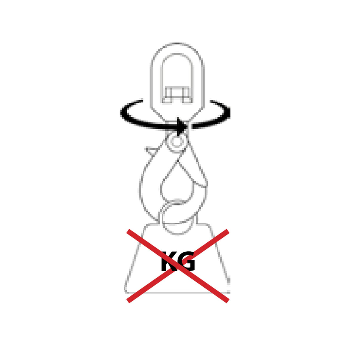 Otočný hák vysokopevnostní DELTA