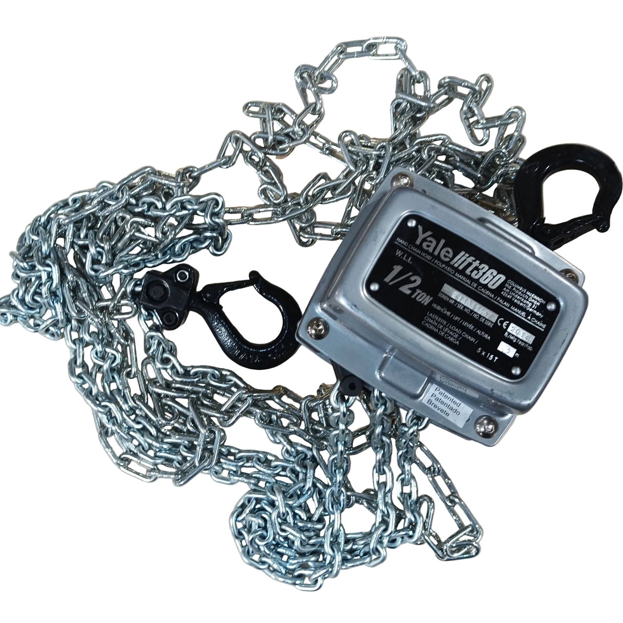 Řetězový kladkostroj 500kg/3m YALE