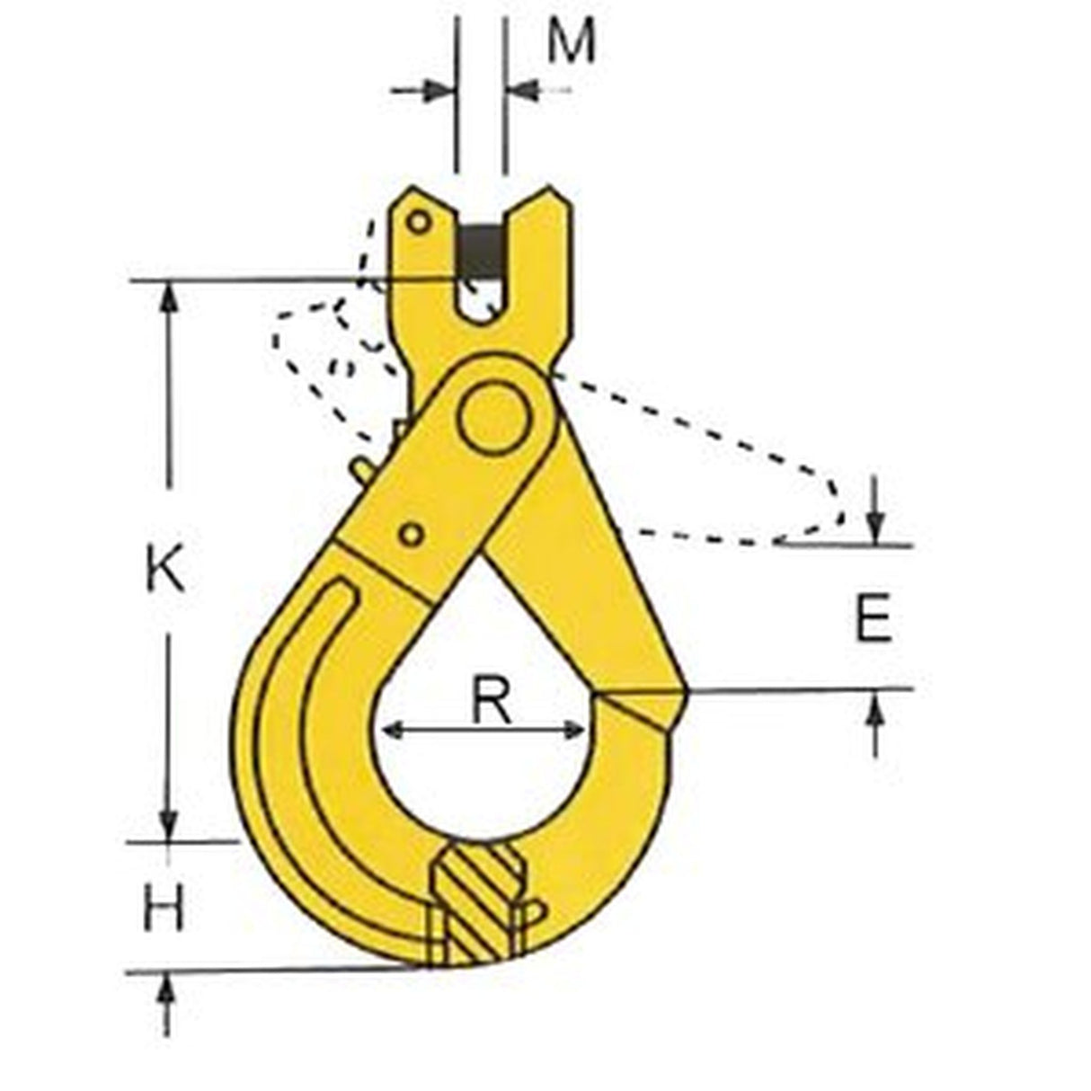 Samosvorný hák s vidlicí třída 8 FORANKRA