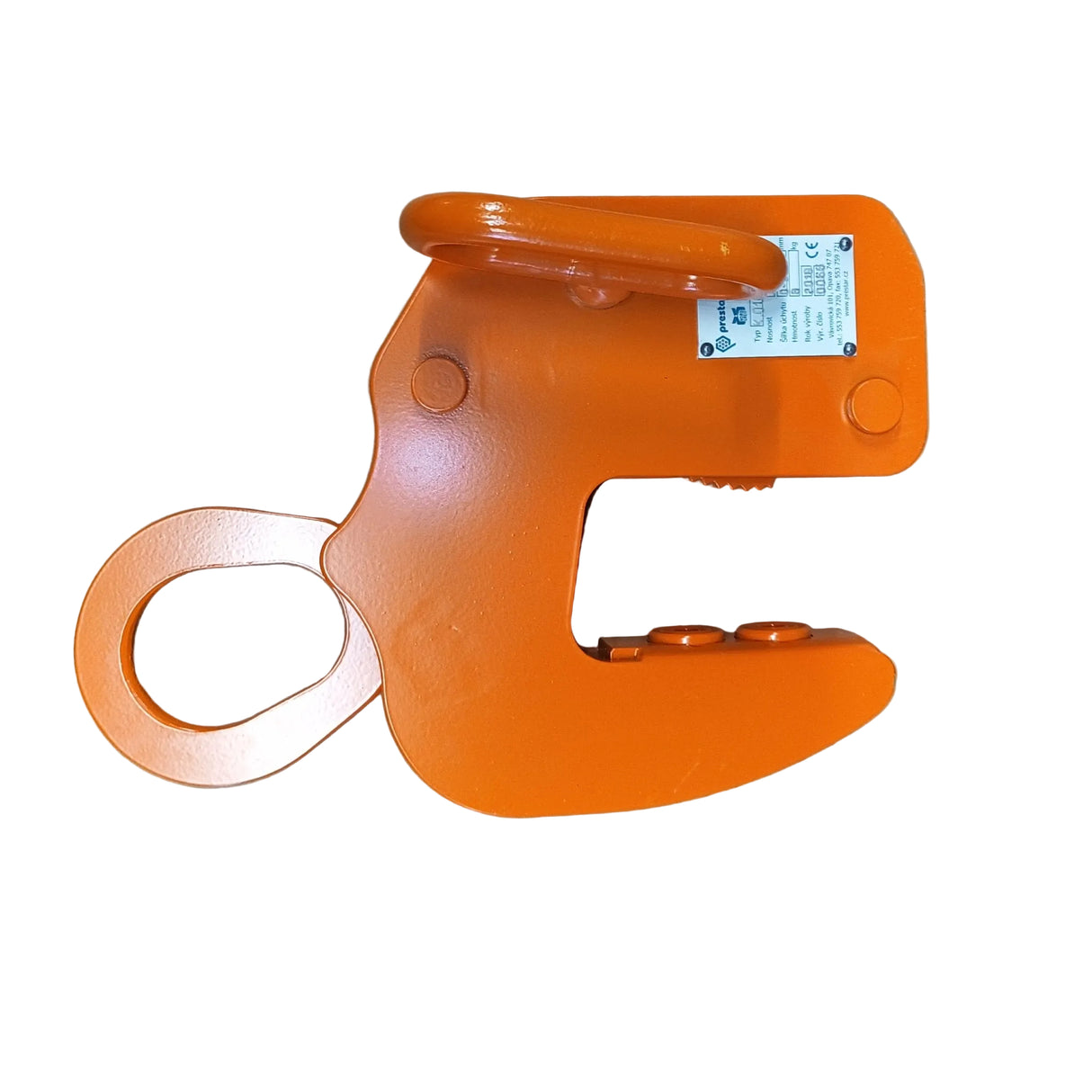 Svěrka na vertikální přepravu plechů K10.010.050, nosnost 1000kg PRESTAR