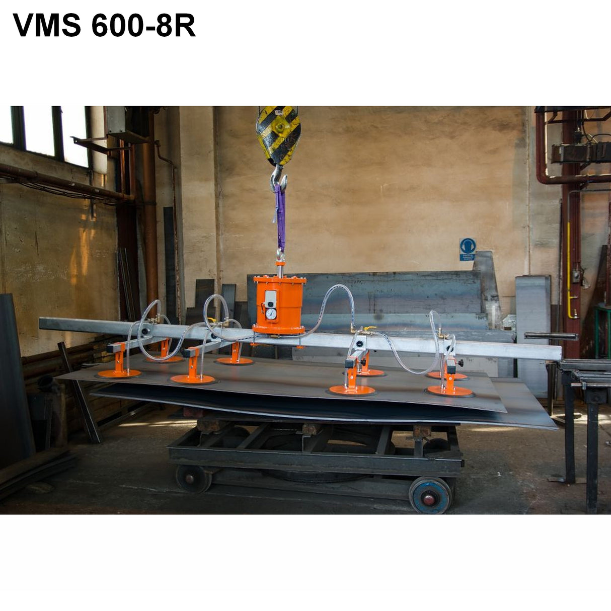 Vakuové manipulátory samonasávací řady VMS 600-8R