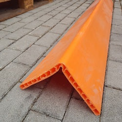 Ochrana hran z PE - typ CP02 oranžová, 19x190x190mm, délka 2m, OVASLING