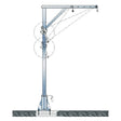 Otočný jeřáb 4551.0,3 4571.0,3, nosnost 300kg, 700-1300mm