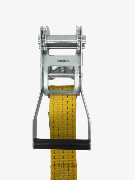 Upínací pás typ 5002 IHD hák, pevná část, š.50mm, 2500/5000daN, žlutý, SEWOTA