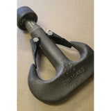 Dvojitý jeřábový hák s pojistkami, třída P, standard, RSN 4/DIN 15402/P