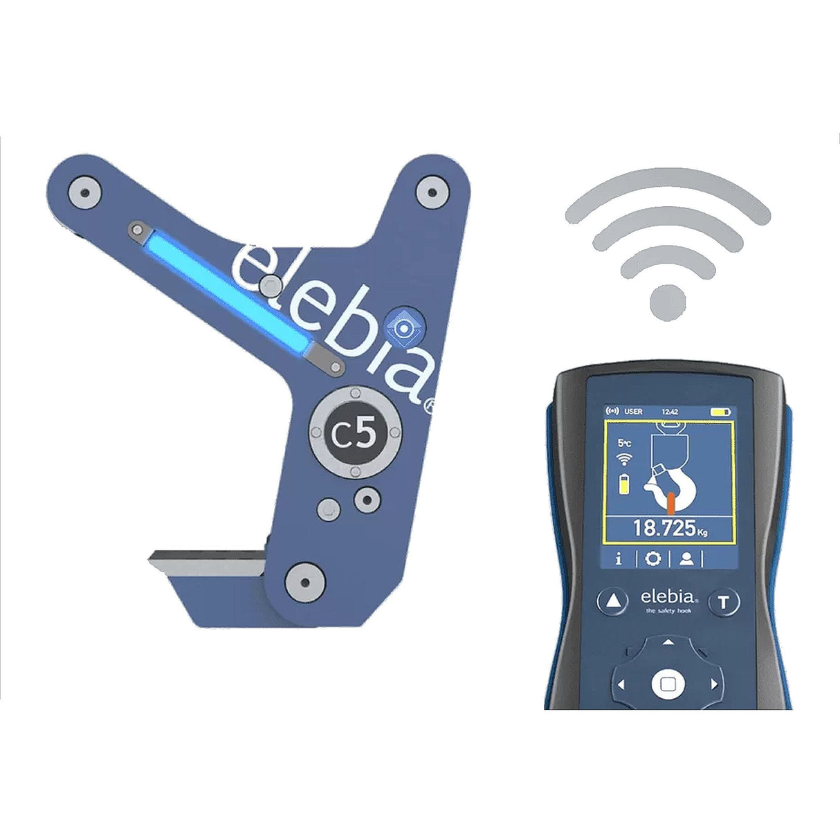 Elebia automatická zvedací svorka ELEBIA C5, nosnost 5 tun