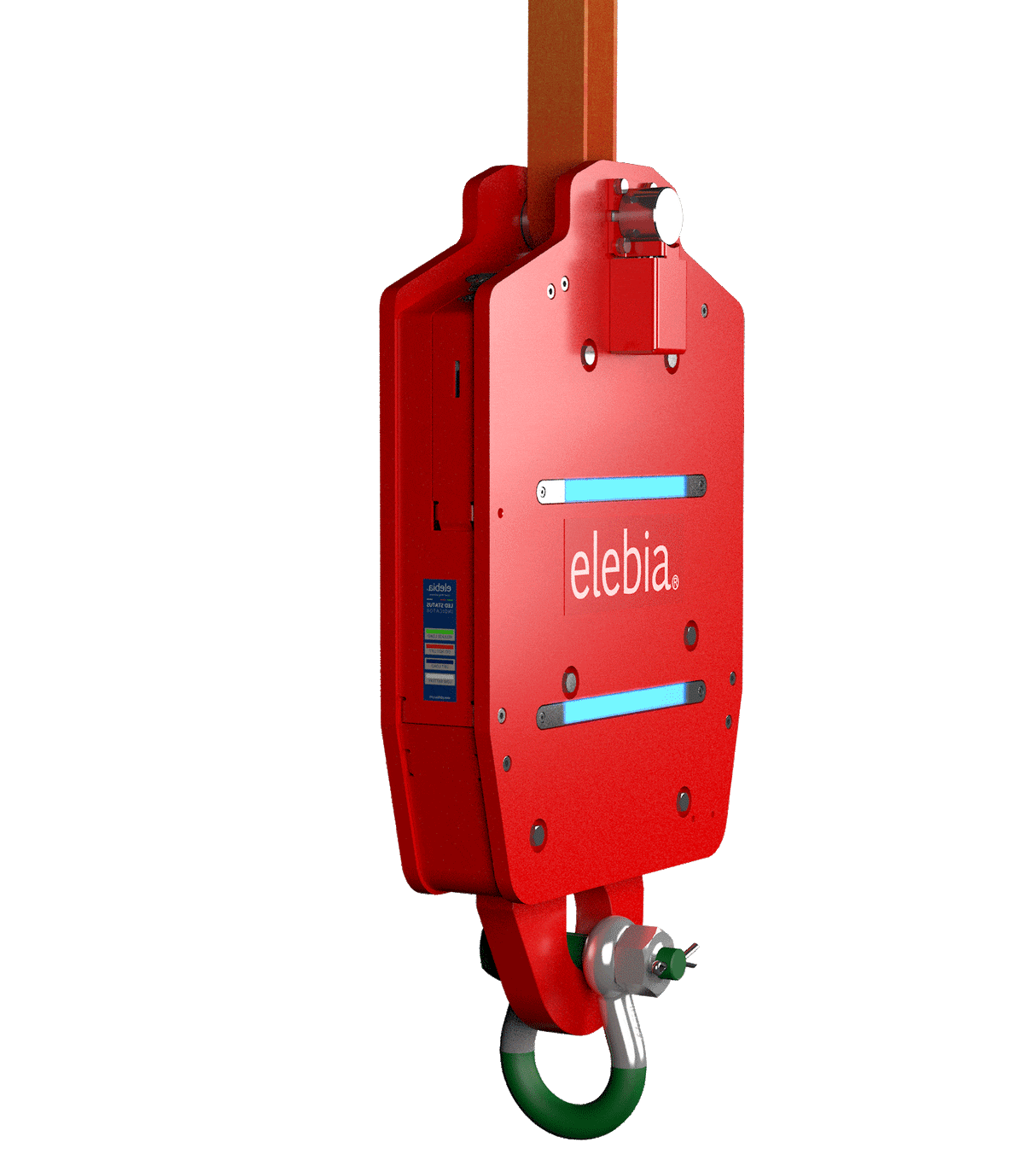 Elebia rychloupínací hák pro test pádu ELEBIA D10