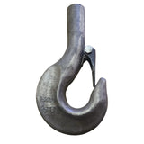 Jednoduchý jeřábový hák s pojistkou, třída V, RSN 2,5/DIN 15401/V