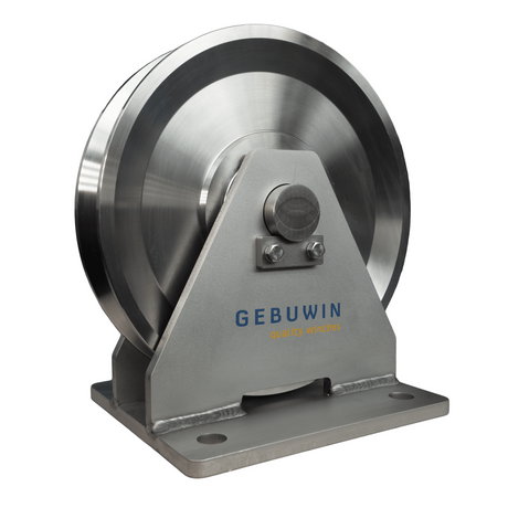 Nerezová kladka s přírubou typ KB 150-6400kg, GEBUWIN