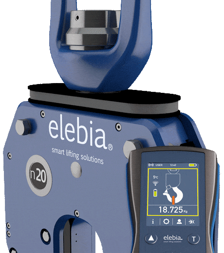 Automatický jeřábový hák ELEBIA NEO20S, nosnost 20 tun