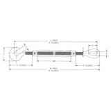 Napínák oko-hák HG225 5/8x6 CROSBY 1030752