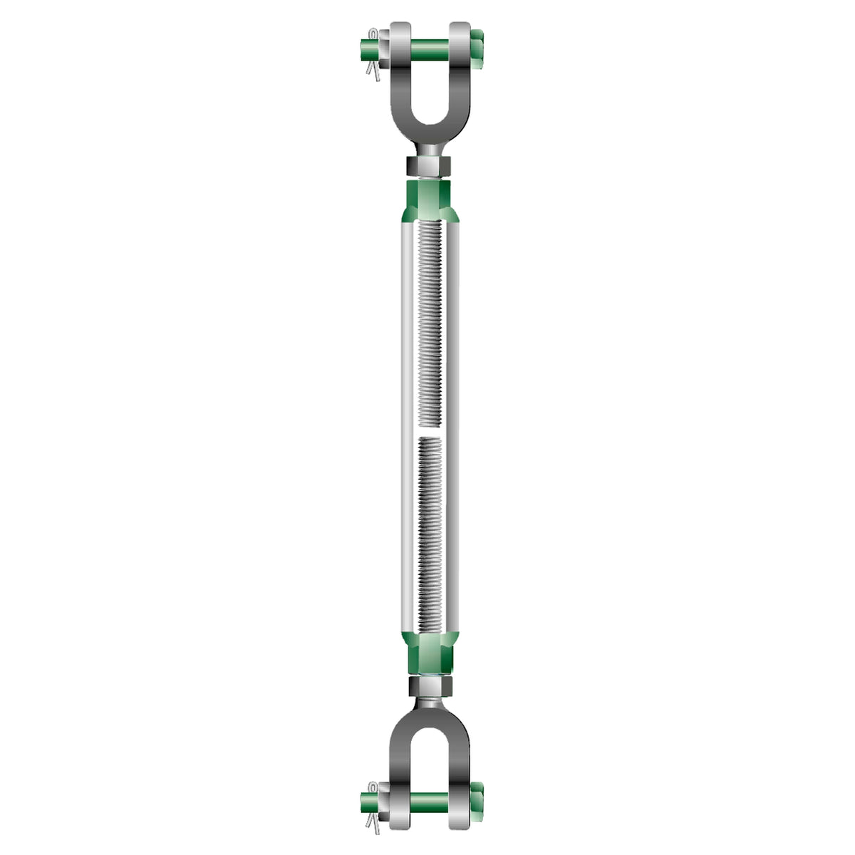 Napínák vidlice-vidlice  pozinkovaný Green Pin, VAN BEEST