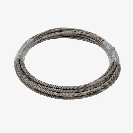Nerezové lano pr.5mm, 7x19, 1570N/mm2, pravé, AISI 316/A4,MBL 14,20kN svazek 10m - Doprodej