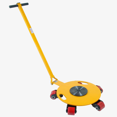 Nosná plošina s ovládací tyčí, otočná, kolečka PU, nosnost 4000kg, EN 1757, HAKLIFT