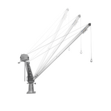 Otočný jeřáb SD900 nosnost 900/600kg, dosah až 2m, GEBUWIN