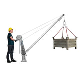 Otočný jeřáb SD900 nosnost 900/600kg, dosah až 2m, GEBUWIN