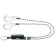 Tlumič pádu se dvěma lany - pád přes ostrou hranu KRATOS SAFETY
