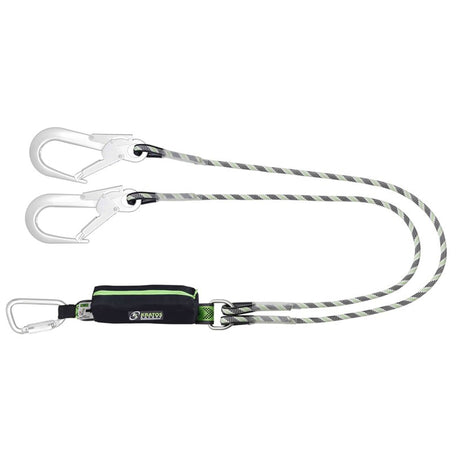 Tlumič pádu se dvěma lany - pád přes ostrou hranu KRATOS SAFETY