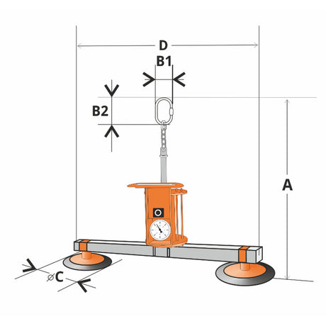 Vakuový manipulátor samonasávací VMS 150-2