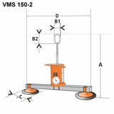 Vakuový manipulátor samonasávací VMS 150-2