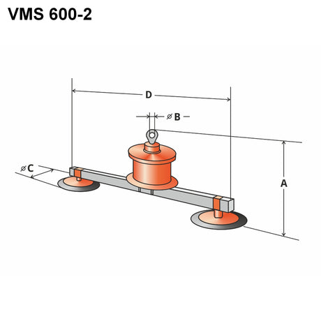 Vakuové manipulátory samonasávací řady VMS 600-2