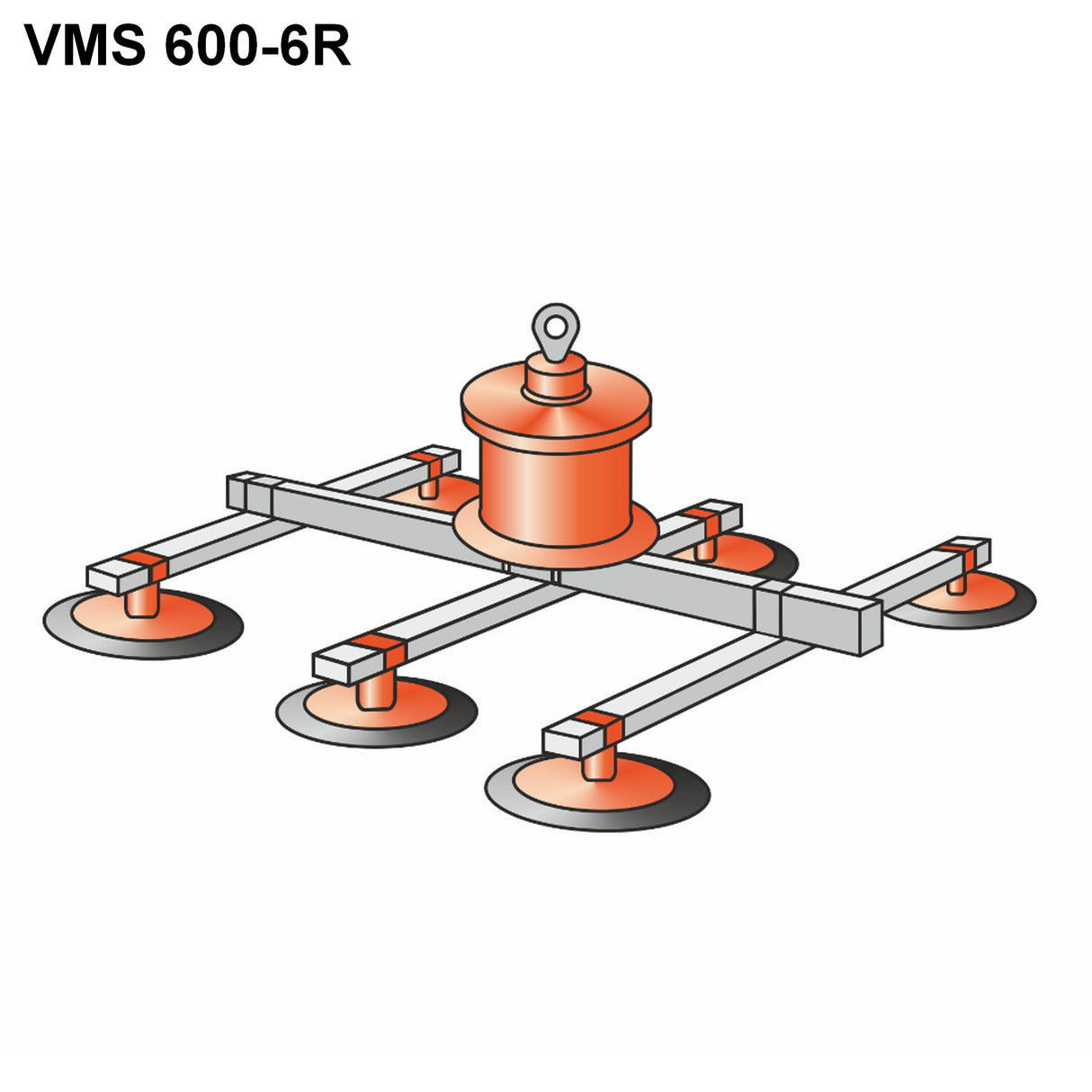 Vakuové manipulátory samonasávací řady VMS 600-6R