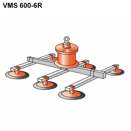 Vakuové manipulátory samonasávací řady VMS 600-6R