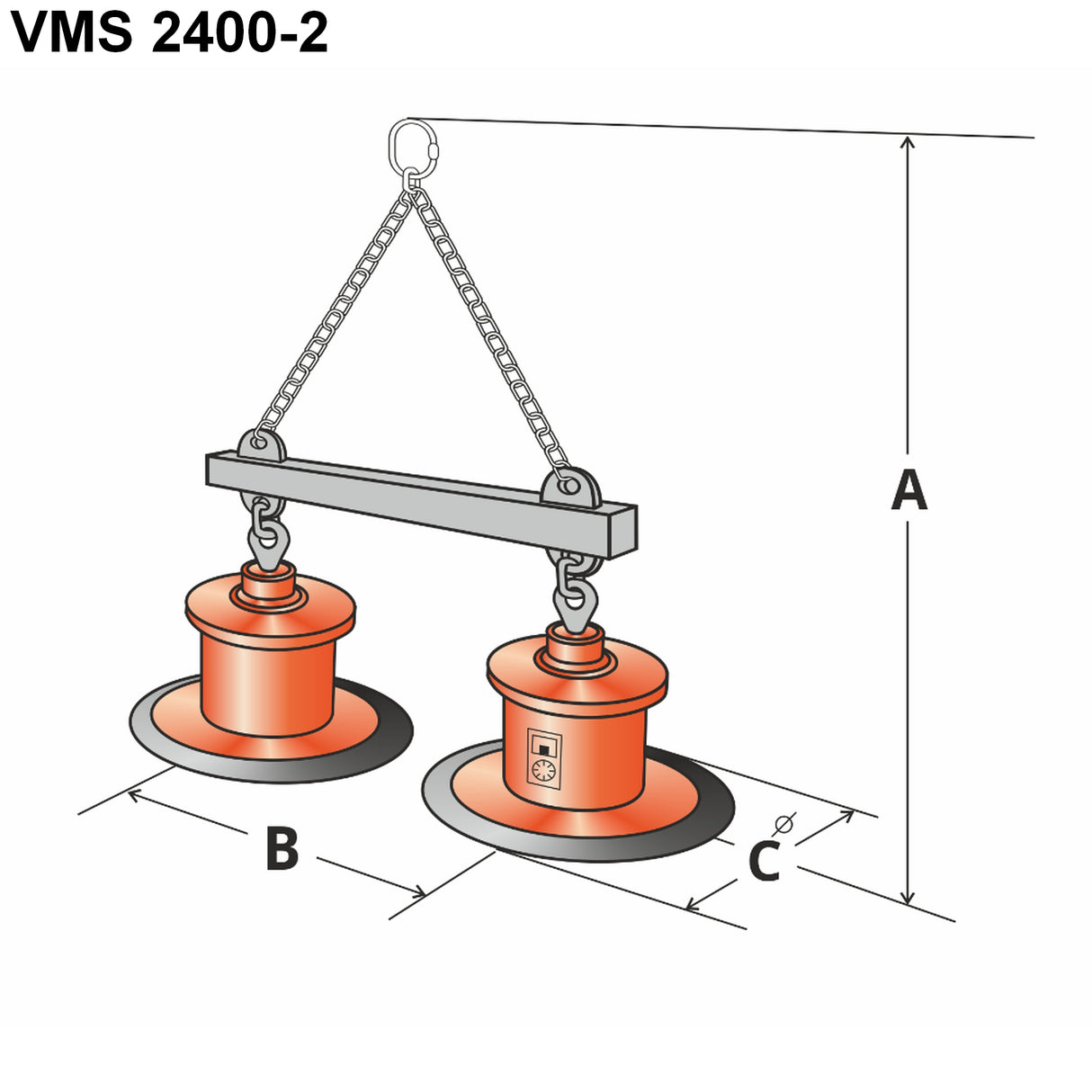 Vakuový manipulátor samonasávací VMS 2400-2 KLANER