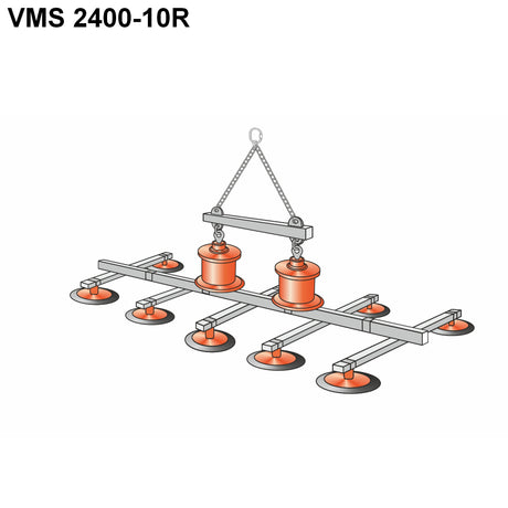 Vakuový manipulátor samonasávací VMS 2400-10R KLANER
