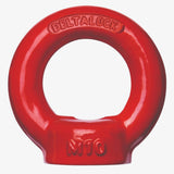 Vysokopevnostní matice s okem červená DELTA