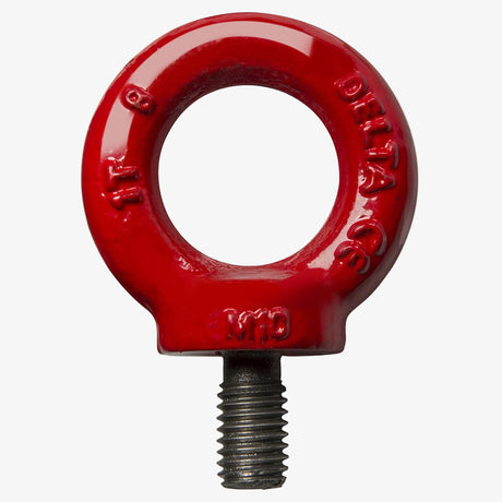 Vysokopevnostní šroub s okem, červený lak, DELTA