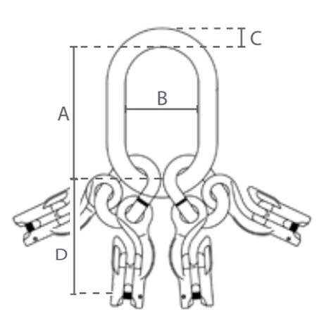 Závěsná souprava bez sploštění se zkracovacími háky, červená, DELTA