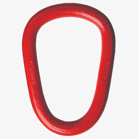 Závěsný člen bez zploštění tvar hruška, červený, DELTA