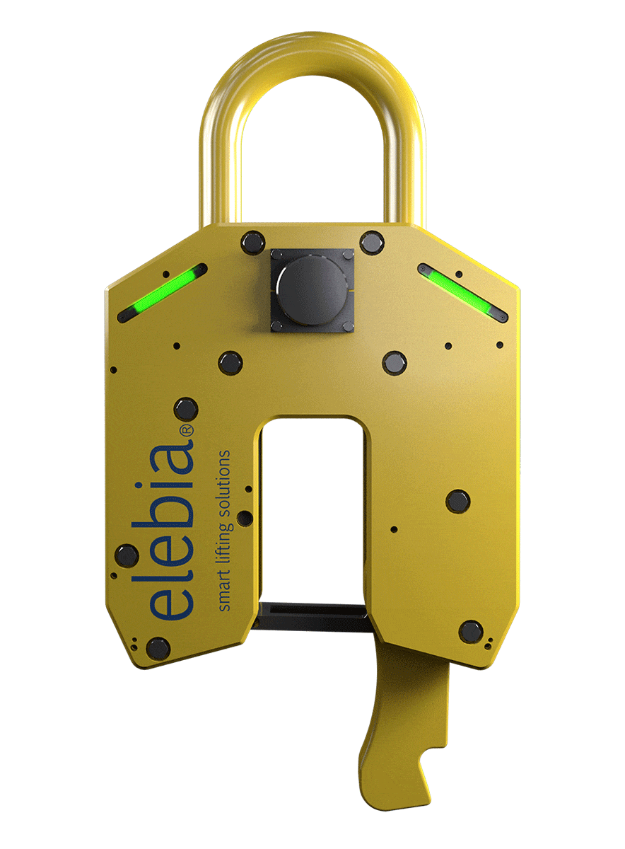 Elebia automatický jeřábový hák NEO100, nosnost 100 tun