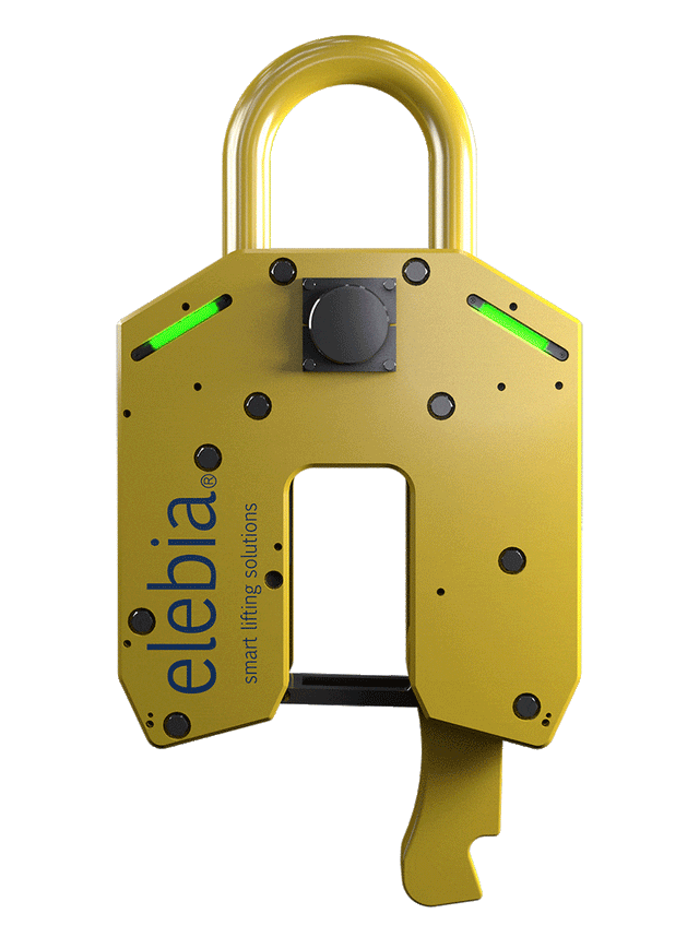 Elebia automatický jeřábový hák NEO100, nosnost 100 tun