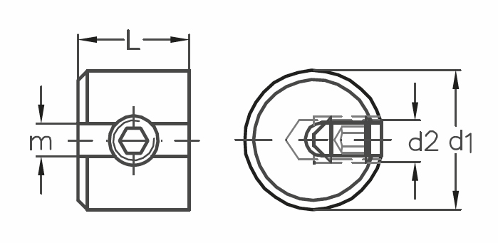 ASS - nezezová zarážka - pro lana konstrukce 7x7 a 7x19