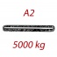 A2 5000kg, L1=4m , závěsný popruh plochý nekonečný jednovrstvý, červený, šíře 150mm