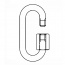 Řetězová rychlospojka 5mm s velkým otvorem, DIN 56927 - Form B, pozinkovaná