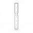 Nerezová koncovka s vnitřním závitem - MINI - 4mm, M6, pravý závit, HW 311012004