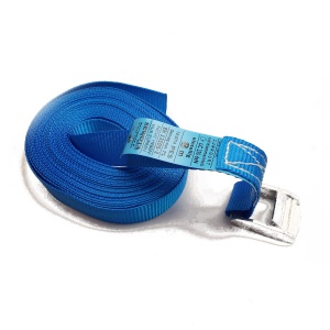 Upínací pás, typ 1001/K, jednodílný se sponou, 25mm, LC 125/250daN, modrý