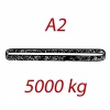 A2 5000kg závěsný popruh plochý nekonečný jednovrstvý červený šíře 150mm FORANKRA