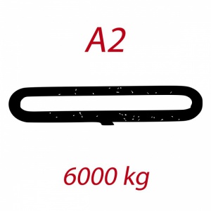 A2 6000kg závěsný popruh plochý nekonečný jednovrstvý hnědý šíře 180mm FORANKRA